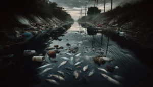 Canal pollué